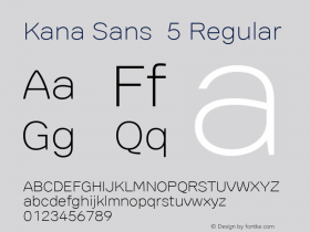 Kana Sans 5