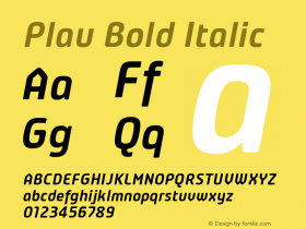 Plau Bold