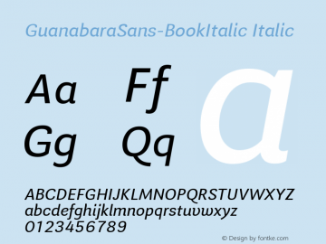 GuanabaraSans-BookItalic