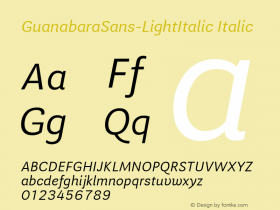 GuanabaraSans-LightItalic