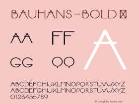 BAUHANS-Bold