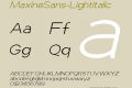 MaxineSans-LightItalic