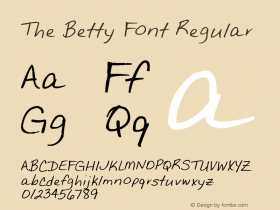 The Betty Font