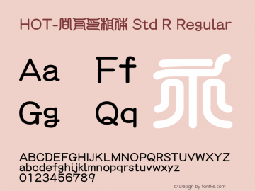 HOT-白舟印相体 Std R