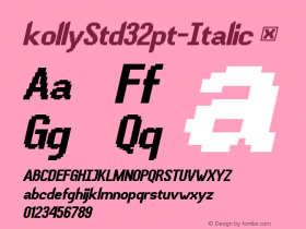 kollyStd32pt-Italic