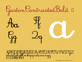 GastonContrastedBold