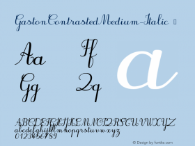 GastonContrastedMedium-Italic