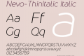 Nevo-ThinItalic