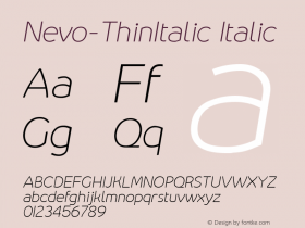 Nevo-ThinItalic