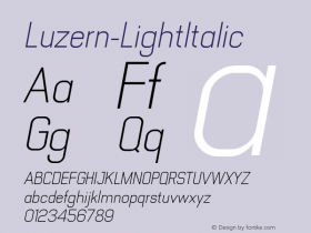 Luzern-LightItalic