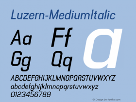 Luzern-MediumItalic