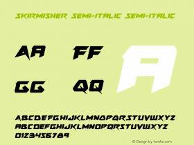 Skirmisher Semi-Italic