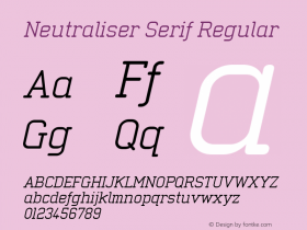 Neutraliser Serif
