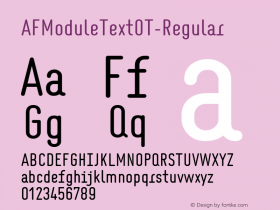 AFModuleTextOT-Regular