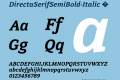 DirectaSerifSemiBold-Italic