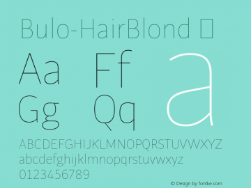 Bulo-HairBlond