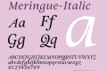 Meringue-Italic