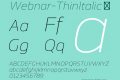 Webnar-ThinItalic