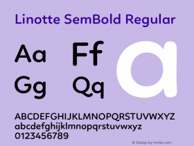 Linotte SemBold