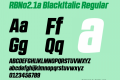 RBNo BlackItalic