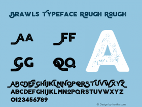 Brawls Typeface Rough