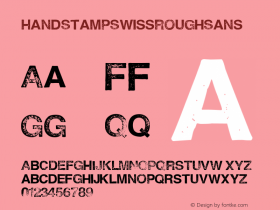 HandStampSwissRoughSans