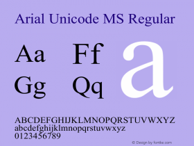 Arial Unicode MS