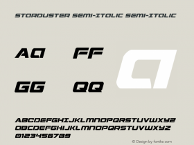 Starduster Semi-Italic
