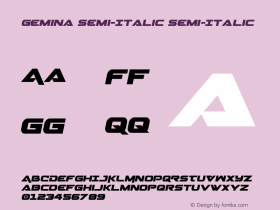 Gemina Semi-Italic