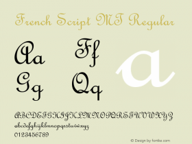 French Script MT