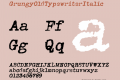 GrungyOldTypewriterItalic