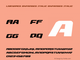 Livewired Expanded Italic