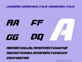 Livewired Condensed Italic