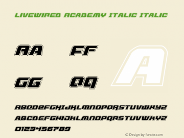 Livewired Academy Italic