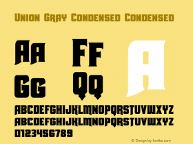 Union Gray Condensed