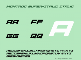 Montroc Super-Italic