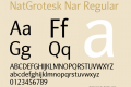 NatGrotesk Nar