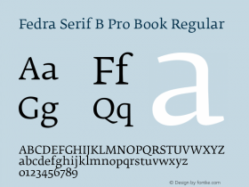 Fedra Serif B Pro Book