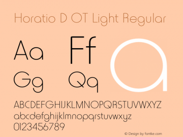 Horatio D OT Light