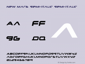New Mars Semi-Italic