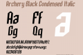 Archery Black Condensed