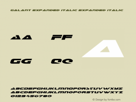 Galant Expanded Italic
