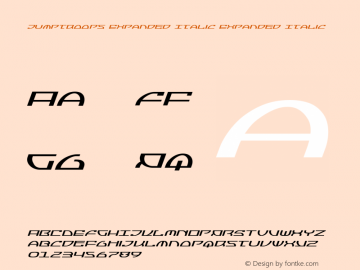 Jumptroops Expanded Italic