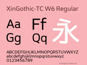 XinGothic-TC W6