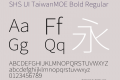 SHS UI TaiwanMOE Bold