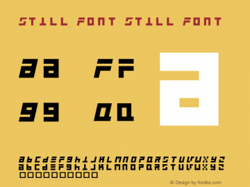 Still Font