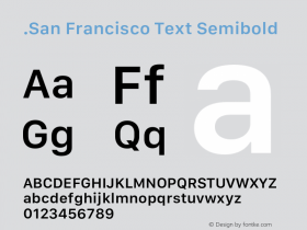 .San Francisco Text