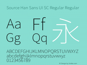 Source Han Sans UI SC Regular