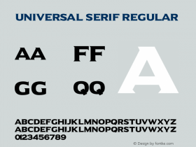 Universal Serif