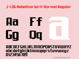 J-LOG Rebellion Serif Normal